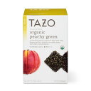 【送料無料】【ポイント5倍】 オーガニック タゾ Tazo USDA認証 ピーチ- グリンティー ティーバッグ 20個入 緑茶 グリンティー アメリカ