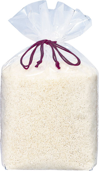 米袋 きんちゃくタイプ3kg用（紫ひも）×20枚