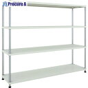 TRUSCO フェニックスラック 1800X450 4段 W色 抗菌粉体塗装 PER-5644-W 1台 ■▼484-5234【代引決済不可】