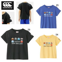 <strong>カンタベリー</strong> <strong>ジュニア</strong> 大きいサイズ 半袖 Tシャツ CANTERBURY ショートスリーブ ティーシャツ ラグビー スポーツ カジュアル ウェア 子供服 セール RJ34354J