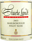 [2008] Staete Landt Marlborough Pinot Noir - Staete Landtスタート・ラント マールボロ ピノ・ノワール - スタート・ラント