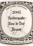 [2008] Spaetburgunder Blanc de Noir Eiswein - シュペートブルグンダー ブラン・ド・ノワール アイスヴァイン - フリードリッヒ・ベッカー