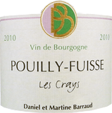 [2010] Pouilly Fuisse Crays - Daniel BARRAUDプイィ・フュイッセ クレイ - ダニエル・バロー