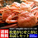 【送料無料!】【松葉ガニ】訳あり釜茹で松葉ガニ1杯&セコガニ...