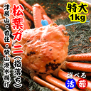 【送料無料!】【松葉ガニ】訳あり松葉ガニ1kg前後(1杯)1...