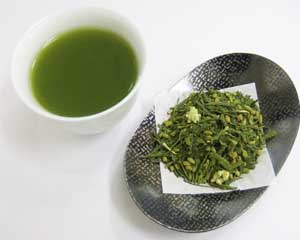 【送料無料】抹茶を多めに配合した抹茶入玄米茶　 100g