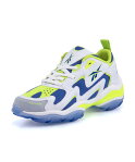 Reebok(リーボック) DMX SERIES 1600 メンズスニーカー(ディーエムエックス シリーズ1600) CN5805 ホワイト/ネオンライム/コバルト