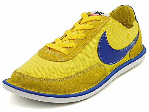 NIKE(ナイキ) SOLARSOFT WAFFLE CRUISER(ソーラーソフトワッフルクルーザー) 511361 700 クロムイエロー/ブライトブルー【メンズ】