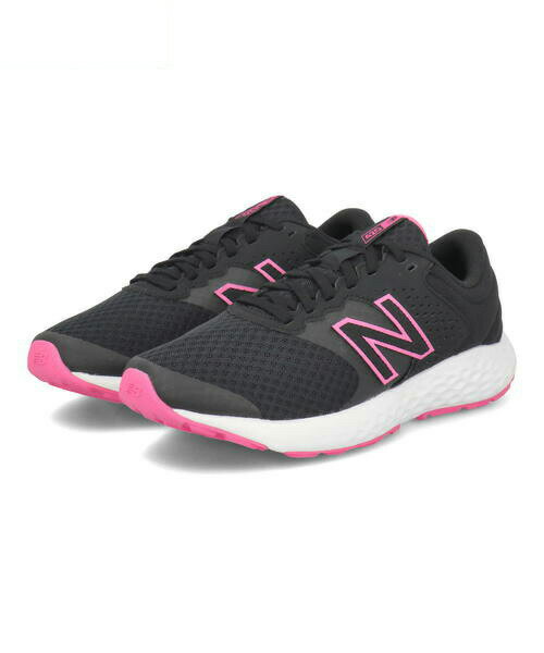 【クーポン配布中】new balance <strong>ニューバランス</strong> WE420 軽量 幅広2E レディーススニーカー 510420 CN2 ブラック/ピンク フィットネス トレーニング 運動靴 <strong>ランニングシューズ</strong> ランニング ジョギング ウォーキング ローカット