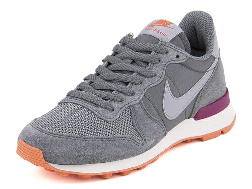 NIKE(ナイキ) WMNS INTERNATIONALIST(ウィメンズインターナショナリスト) 629684 005 グレー/ブライトマジェンタ/オレンジ送料無料！