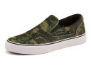 DC SHOE(ディーシーシュー) TRASE SLIP-ON SP(トレーススリッポンSP) ADYS300185 CMW カモ/ホワイト