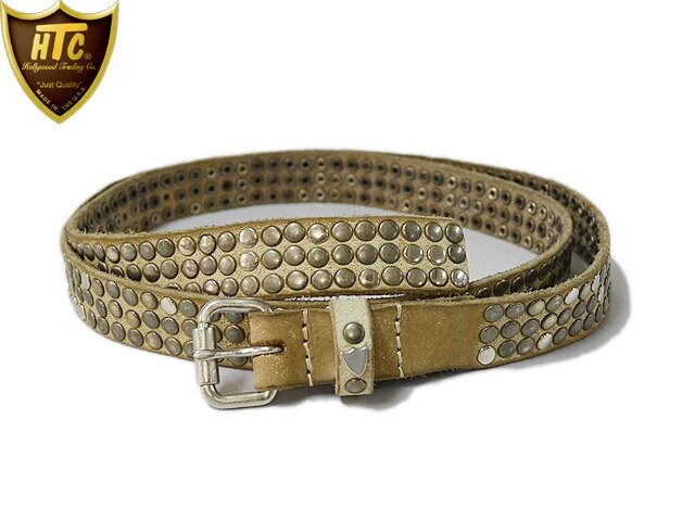 HTC EURO ベルト 10,000 STUDS 0.75inch BELT CREAM 【R】