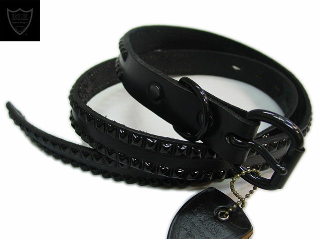 HTC BLACK ベルト #BT015 NORMAL LEATHER 1inch BELT BLACK 【R】