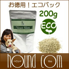 乳酸菌サプリメント　イーストスリム　お得エコパック　200g[100g×2袋]　犬　猫用【　送料無料　】【1207P05】/【smtb】【HLS_DU】乳酸菌サプリメント　愛犬　猫用　お腹の健康に！　送料無料