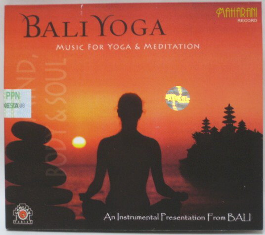 BALI YOGA MUSIC FOR YOGA & MEDITATIONバリ島　音楽CD【アジアン　バリ雑貨】ヨガ音楽の決定版！！