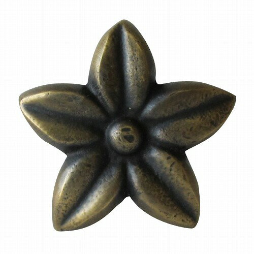 家具の取っ手 プルメリアの花真鍮製　ハンドルN-098...:asiantique:10001767