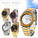 腕時計 Mauro Jerardi ソーラーウォッチ MJ-032マウロジェラルディ メンズ 紳士 腕時計 時計 太陽光 3気圧防水 タングステンベゼル 天然ダイヤ 通販 プレゼント