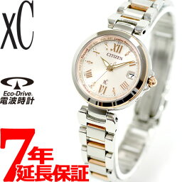 【店内ポイント最大43倍！4月28日！】シチズン クロスシー CITIZEN XC エコドライブ <strong>ソーラー</strong> 電波時計 <strong>レディース</strong> <strong>腕時計</strong> HAPPY FLIGHT ハッピーフライト EC1034-59W