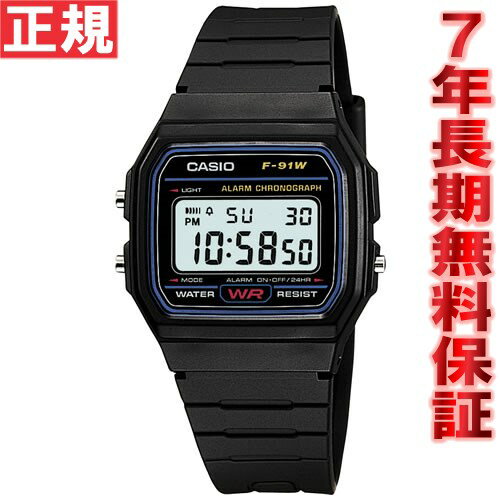 CASIO カシオ スタンダード 腕時計 ブラック デジタル F-91W-1JF