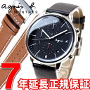 【5%OFFクーポン!5月29日9時59分まで!】アニエスベー agnes b. 腕時計 メンズ クロノグラフ FCRT972【2016 新作】