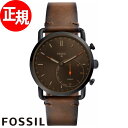 本日ポイント最大35倍!25日23時59分まで!さらに最大2000円OFFクーポンも♪フォッシル FOSSIL Q ハイブリッド スマートウォッチ ウェアラブル 腕時計 メンズ コミューター Q COMMUTER FTW1149