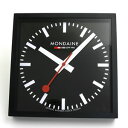 【送料無料】MONDAINE モンディーン ウォールクロック スクエア ブラック A990.SQCL.14SBB