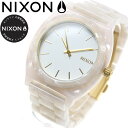 ニクソン NIXON タイムテラーアセテート TIME TELLER ACETATE 限定モデル 腕時計 レディース/メンズ ホワイトグラニット/ゴールド NA3272031-00
