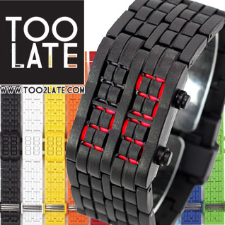 TOO LATE（TOOLATE） トゥーレイト 腕時計 ユニセックス NEO ネオ LEDデジタルウォッチ【正規品】