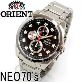 オリエント 腕時計 メンズ ネオセブンティーズ NEO70's クロノグラフ クォーツ ORIENT WV0091TT【オリエント クォーツ】【正規品】【送料無料】