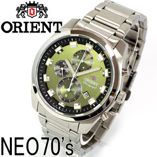 オリエント 腕時計 メンズ ORIENT ネオセブンティーズ NEO70's クロノグラフ WV0171TT【オリエント クォーツ 2011 新作】【正規品】【送料無料】