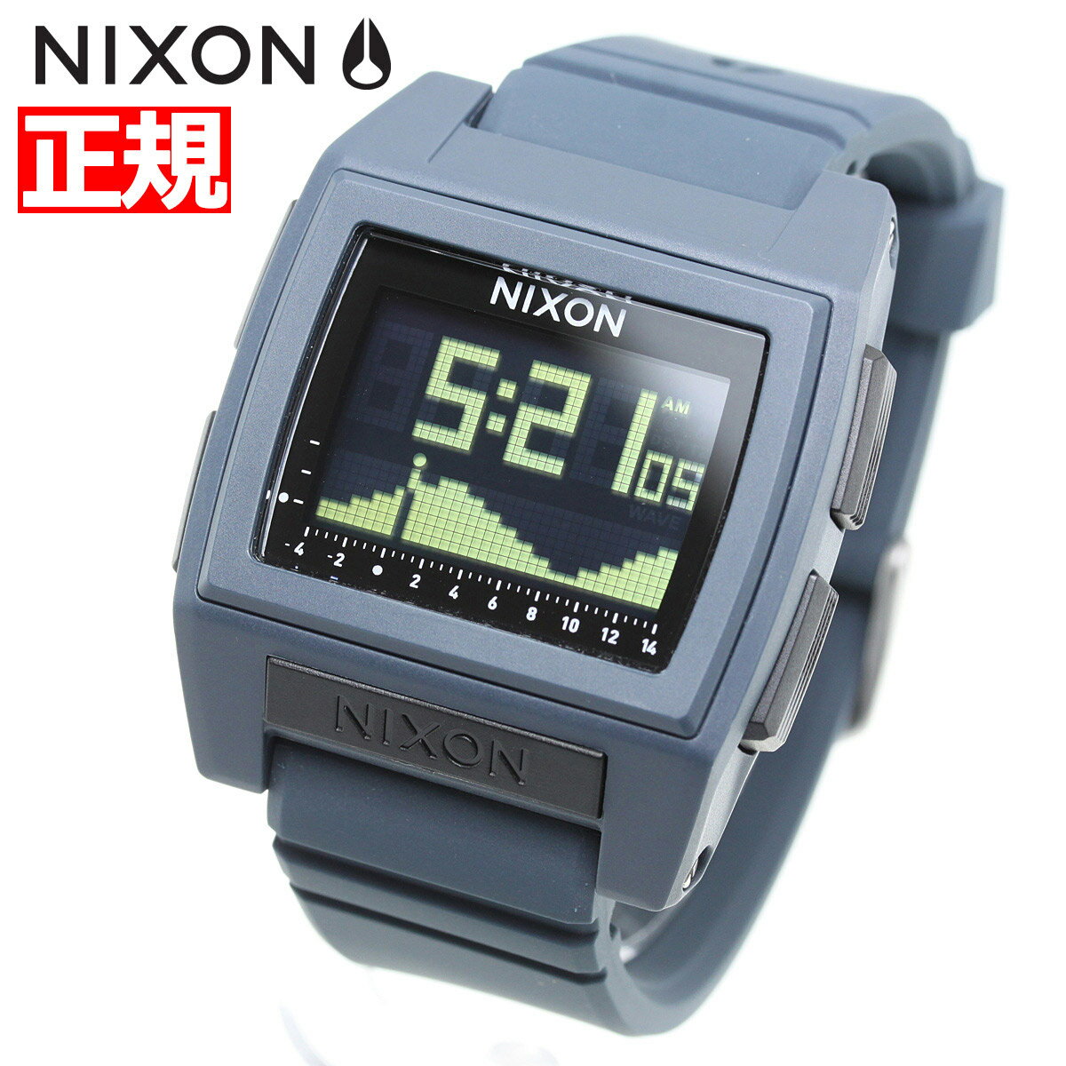 ニクソン NIXON ベースタイド プロ BASE TIDE PRO 腕時計 メンズ レディース DARK SLATE NA12122889-00【2018 新作】
