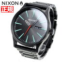 ニクソン NIXON セントリーSS SENTRY SS 腕時計 メンズ オールブラック/シルバー/ルミ NA3562790-00
