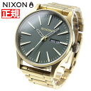 ニクソン NIXON セントリーSS SENTRY SS 腕時計 メンズ PALM GREEN/BRASS NA3562851-00【2018 新作】