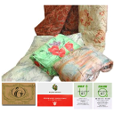 ..出来立てふかふか羽毛布団..ロイヤルゴールド羽毛【肌】布団★福袋フレッシュアップ&清潔加工シングルサイズアステのお任せでゲット!【合計10.500円以上で送..