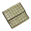 ボッテガヴェネタ 二つ折り財布 イントレチャート ブラウン系 レザー BOTTEGA VENETA レディース 9800円均一【中古】【定番人気】 - t9610