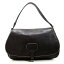プラダ PRADA ショルダーバッグ ダークブラウン レザー レディース【おすすめ】【中古】 - t12164
