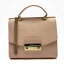 フルラ FURLA 斜め掛けショルダーバッグ 2Wayバッグ ミニハンドバッグ ポシェット ピンク系xゴールド レザー レディース 【中古】【定番人気】 - g0055