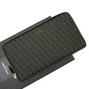 サンローラン SAINT LAURENT ラウンドファスナー長財布 ダークブラウンxブラックxゴールド PVC 【中古】【定番人気】 - t14779