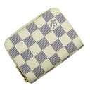 ルイヴィトン Louis Vuitton コインケース カードケース ダミエ ジッピー・コインパース アズール レディース メンズ N63069 【中古】【定番人気】 - t15164