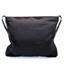 プラダ PRADA ショルダーバッグ 斜め掛けショルダーバッグ ダークグレーxブラック キャンバスxレザー 【中古】【定番人気】 - h22460