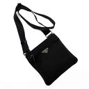 プラダ PRADA 斜め掛けショルダーバッグ 三角ロゴ NERO(ブラック) ナイロン レディース 【中古】【定番人気】 - t16008d