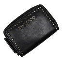 ジミーチュウ コインケース ブラックxゴールド レザーxスタッズ JIMMY CHOO レディース 【中古】【定番人気】 - t16099e