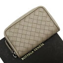 ボッテガヴェネタ BOTTEGA VENETA コインケース イントレチャート ベージュ系 レザー 【中古】【定番人気】 - h28914f