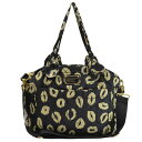 マークバイマークジェイコブス MARC BY MARC JACOBS バッグ ブラックxアイボリー ナイロン ショルダーバッグ マザーズバッグ レディース 【中古】【定番人気】 - 51280