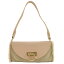 サルヴァトーレフェラガモ Salvatore Ferragamo ショルダーバッグ ベージュxピンクベージュxゴールドカラー スエードxファーxレザーx金属素材 レディース 【中古】【定番人気】 - k8756