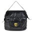 マークジェイコブス MARC JACOBS ショルダーバッグ ブラックxゴールド レザー レディース 【中古】【定番人気】 - t9155