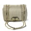 アニヤハインドマーチ Anya Hindmarch ショルダーバッグ 斜め掛けショルダーバッグ ベージュ系xゴールド レザーx金属素材 レディース【中古】【定番人気】 - x1958