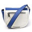 【美品】マークバイマークジェイコブス MARC BY MARC JACOBS 斜め掛けショルダーバッグ ブルーxホワイト レザー レディース 【中古】 - x2260