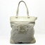 バーバリー BURBERRY ショルダーバッグ トートバッグ グレーxアイボリー キャンバスxレザー レディース 【中古】【定番人気】 - h17316
