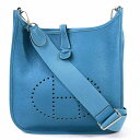 【美品】エルメス ショルダーバッグ エブリン3 PM ブルージーン トリヨンクレマンス HERMES レディース プレミアム特集【中古】 - 96710